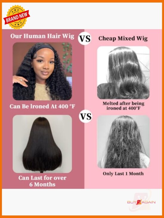 28 Inch Straight Human Hair Lace Front Wig 180 Density Glueless Pre Plucked Pre main image 6